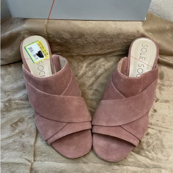 Sole Society SO-Karista Mauve Wedges - Picture 1 of 3